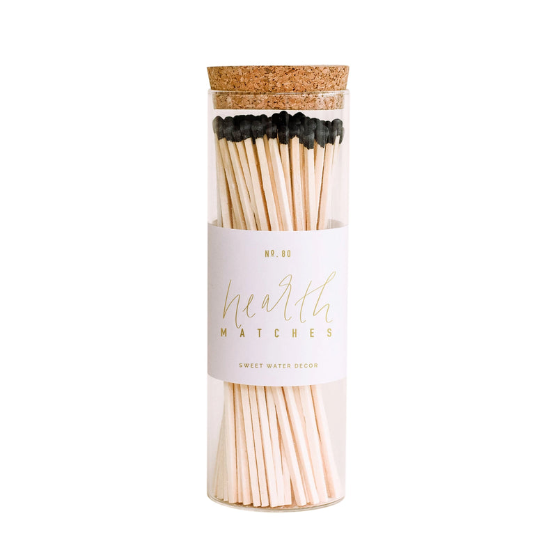 Hearth Matches 80CT Black Tip - Home Works