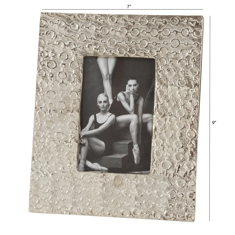 Aluminum Photo Frame Dotted - Home Works