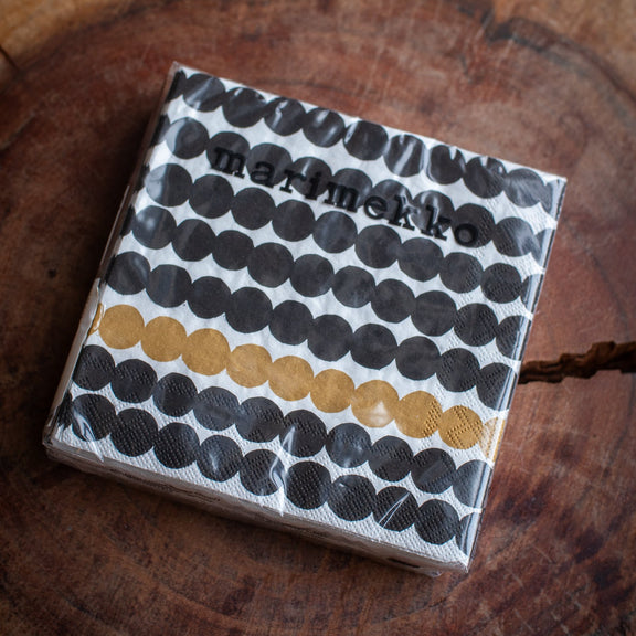 Cocktail Napkin Black Dots - Home Works