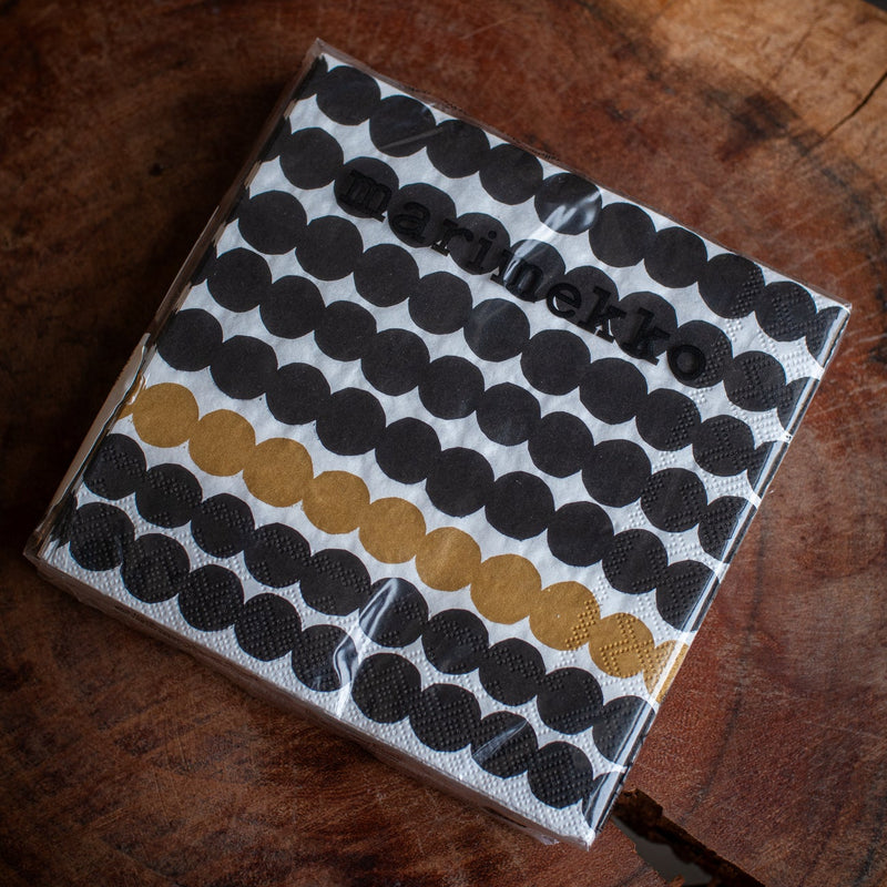 Cocktail Napkin Black Dots - Home Works