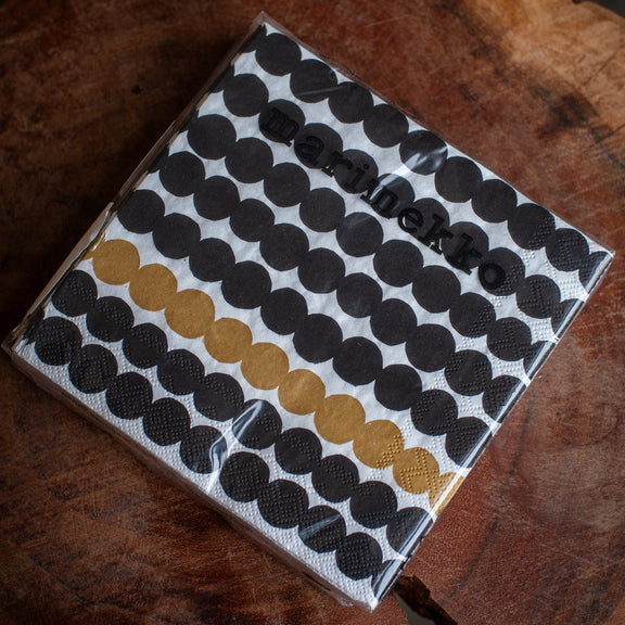 Cocktail Napkin Black Dots - Home Works