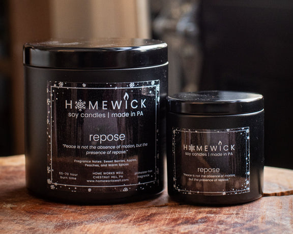 HomeWick Black Repose Mini - Home Works
