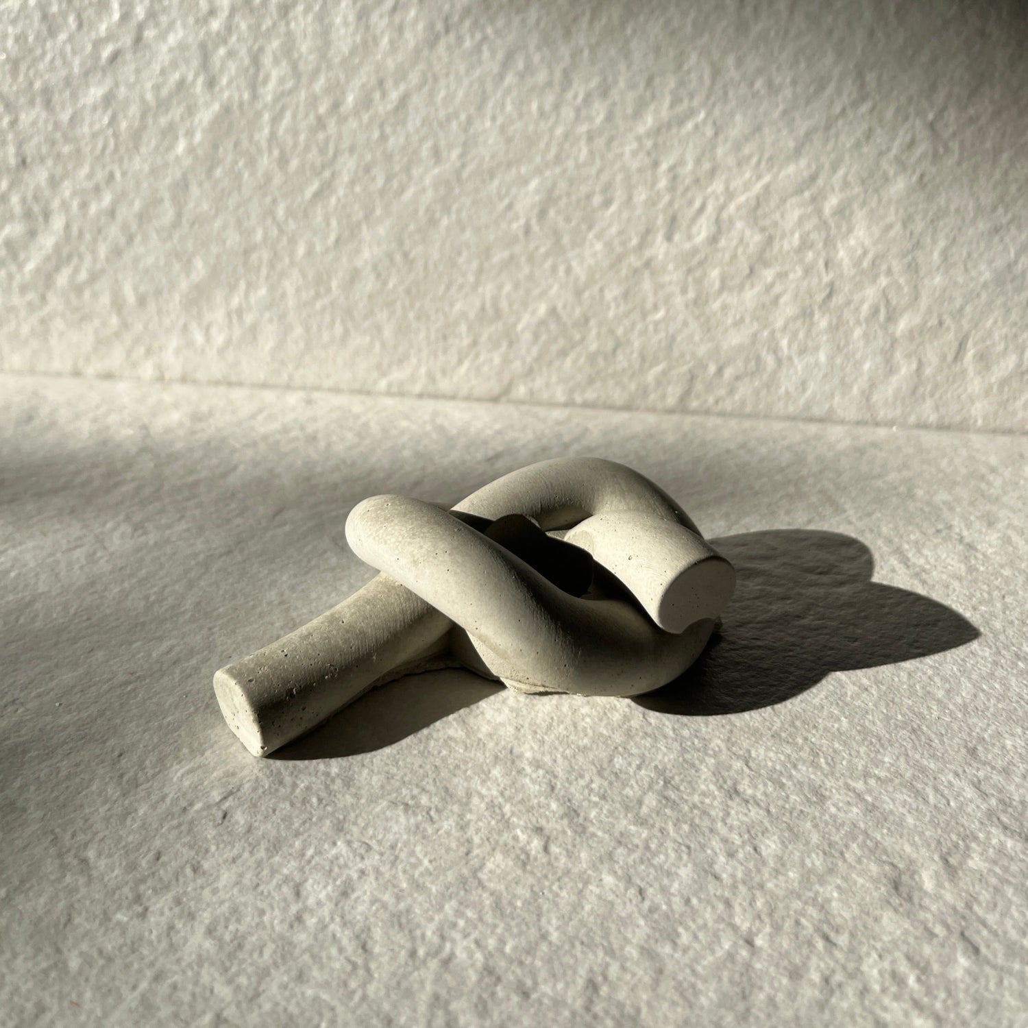 The Knot Concrete Candle Holder - Home Works