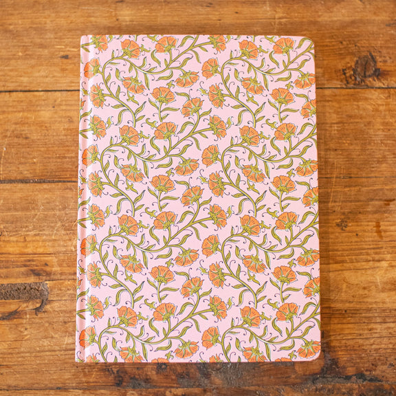 Jumbo Journal Pink Floral - Home Works