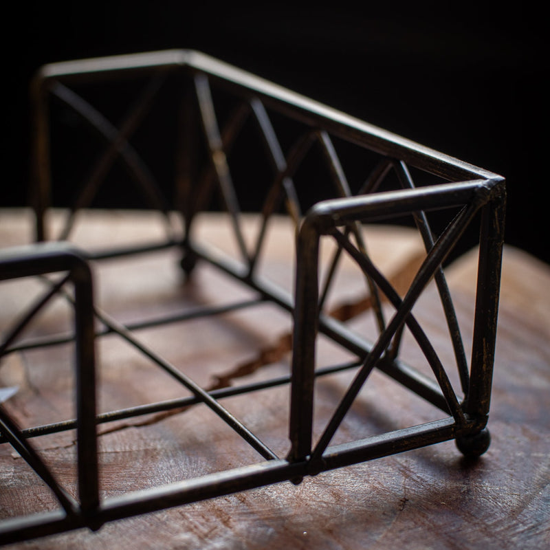 Metal Cocktail Napkin Caddy - Home Works