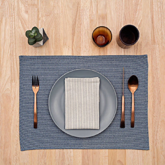 Rustic Placemats - Blue / Set Of 4 - Home Works