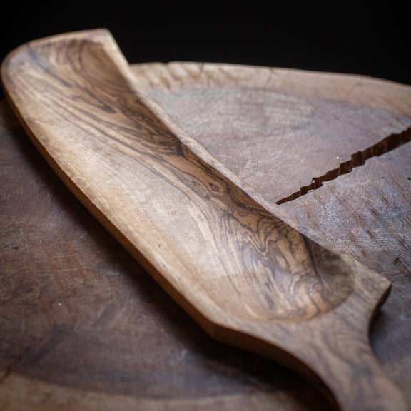 Olive Wood Cracker Tray - Home Works