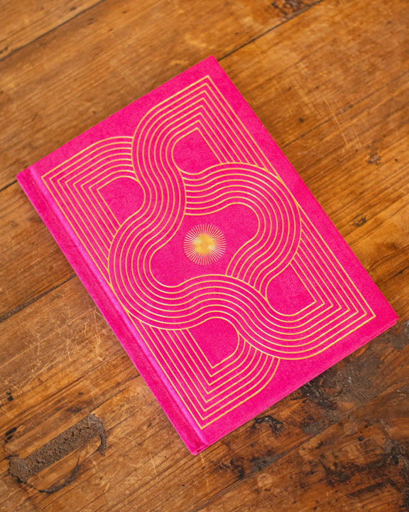 Radiant Fuschia Suede Jornl - Home Works
