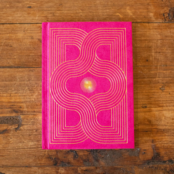 Radiant Fuschia Suede Jornl - Home Works
