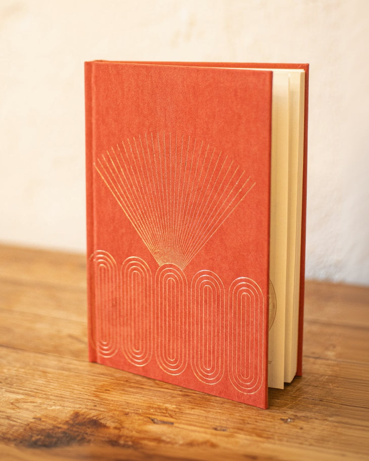 Radiant Rays Suede Journal - Home Works