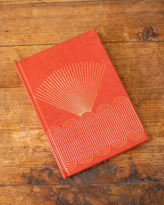 Radiant Rays Suede Journal - Home Works