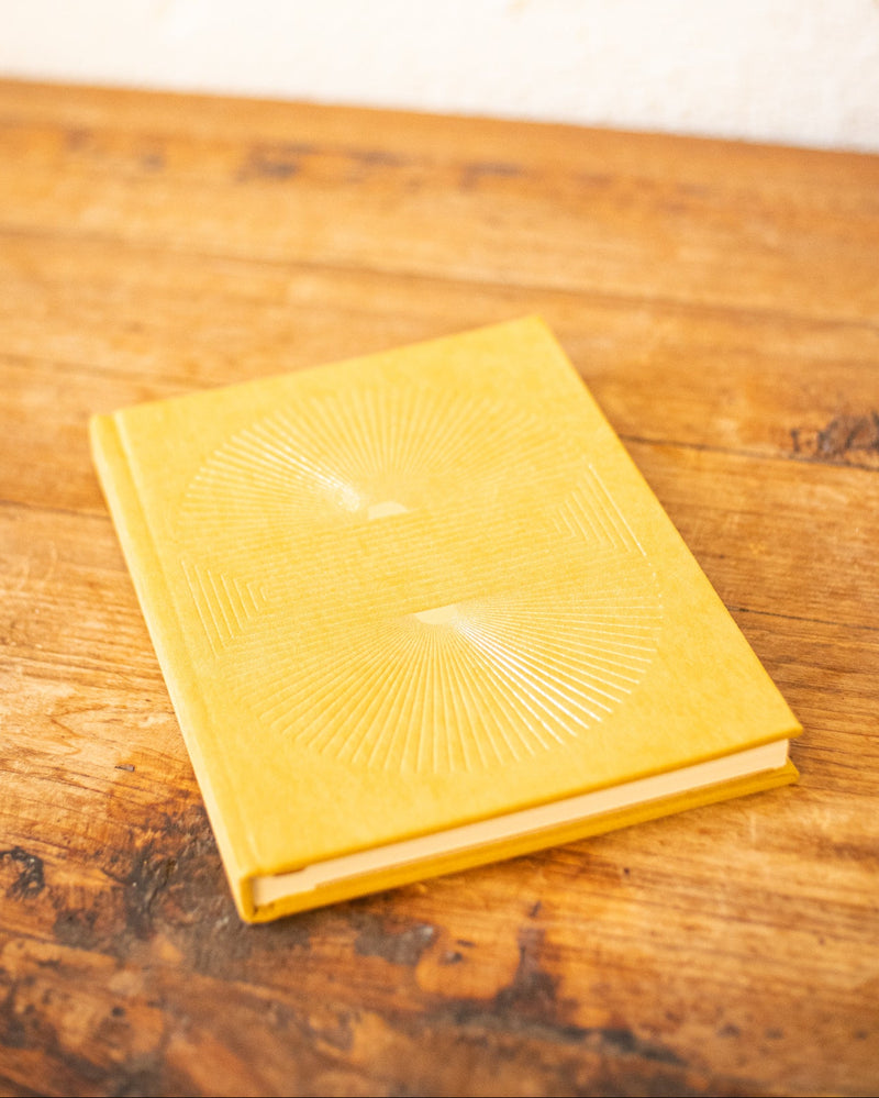 Radiant Sun Suede Journal - Home Works