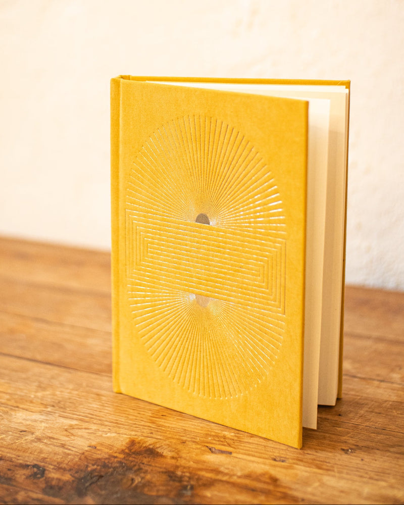 Radiant Sun Suede Journal - Home Works