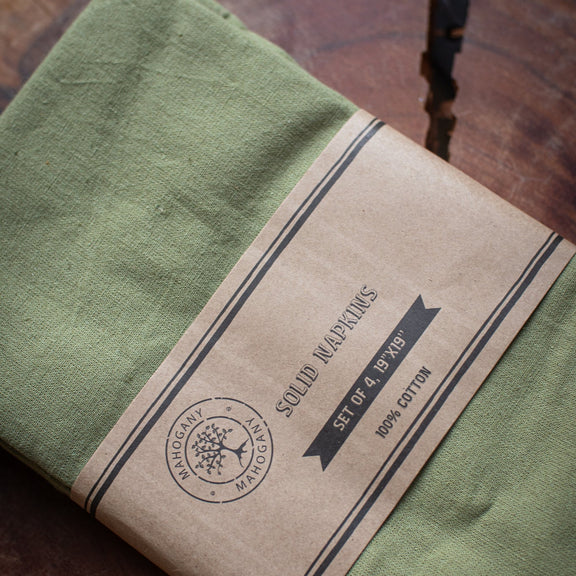 S4 Green Napkins - Home Works
