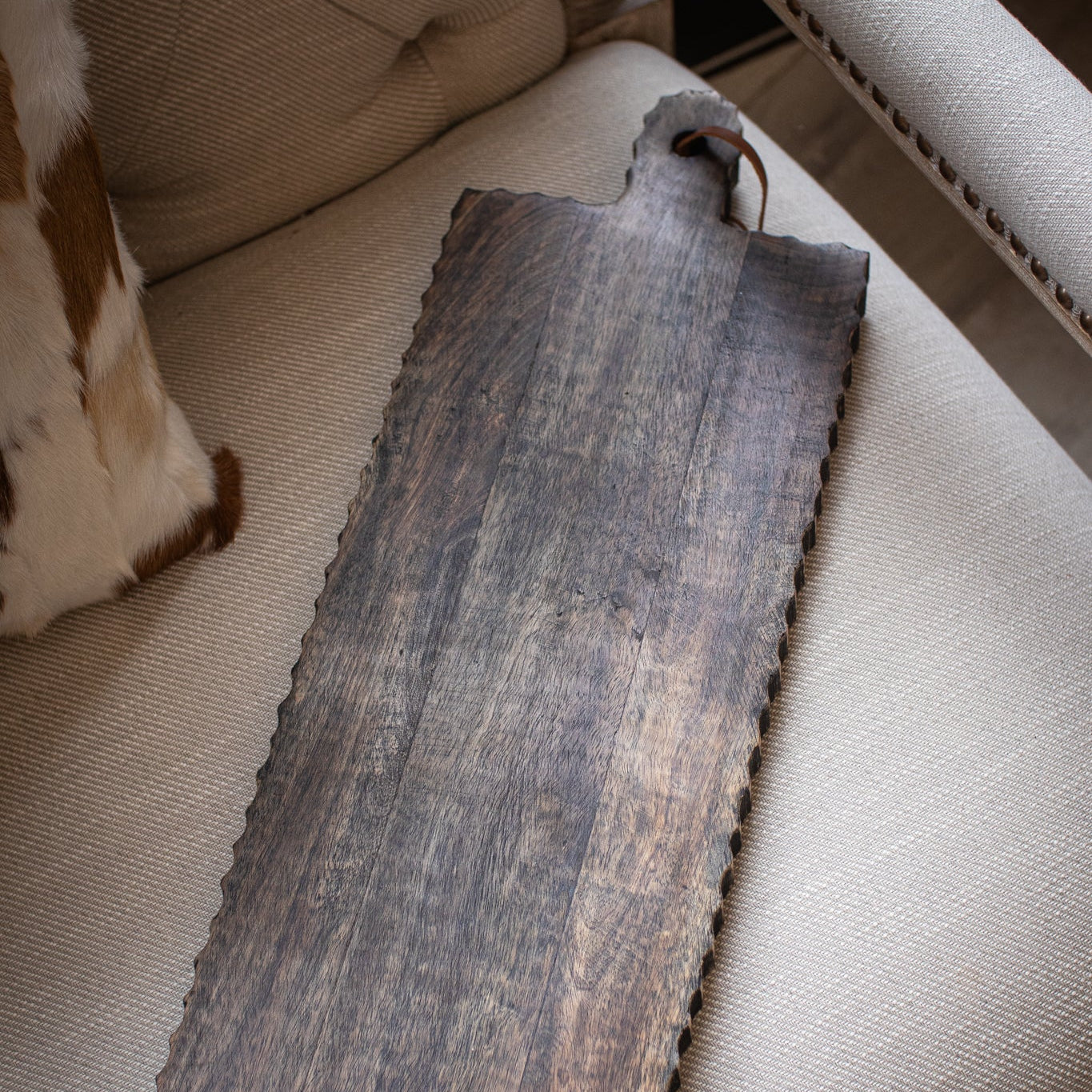 Hand Carved Black Board - Home Works