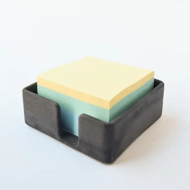 Concrete Sticky Note Holder - Small - Home Works
