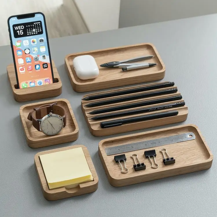 Wood Pen Tray - Home Works