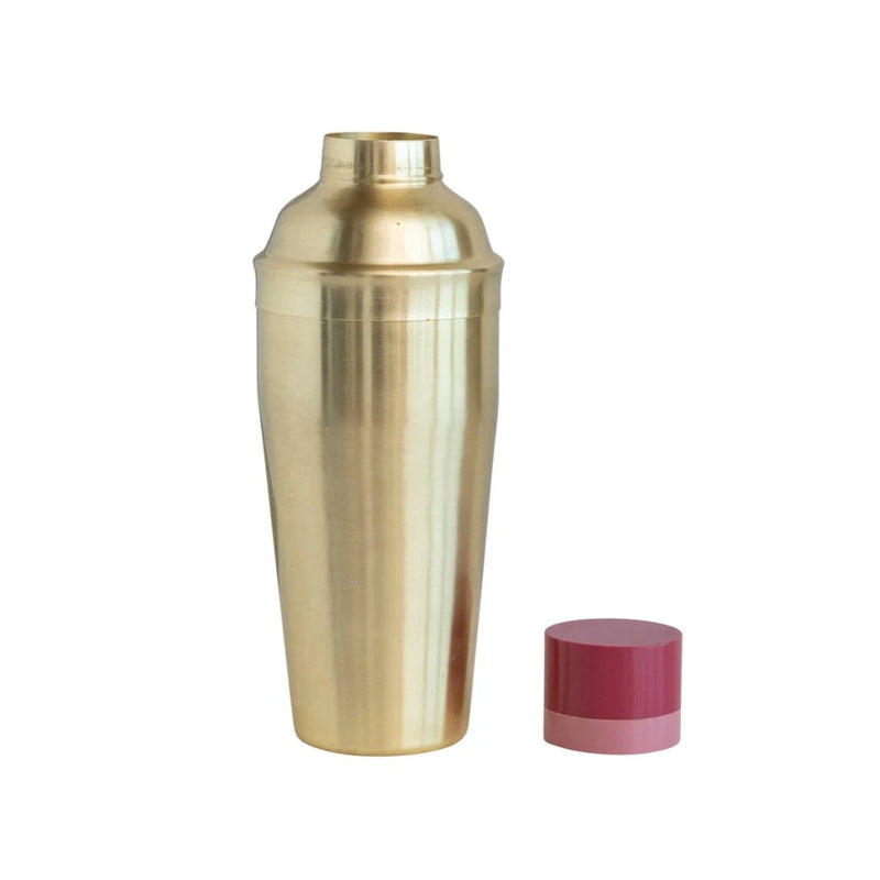 Cocktail Shaker with Pink Top - Home Works