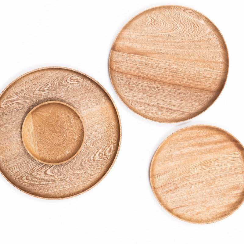 Rosa Morada Wooden Small Plate - Home Works