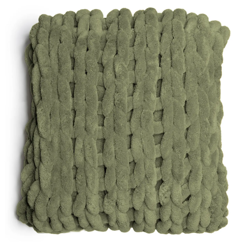 Chenille Chunky Knit Throws - Home Works