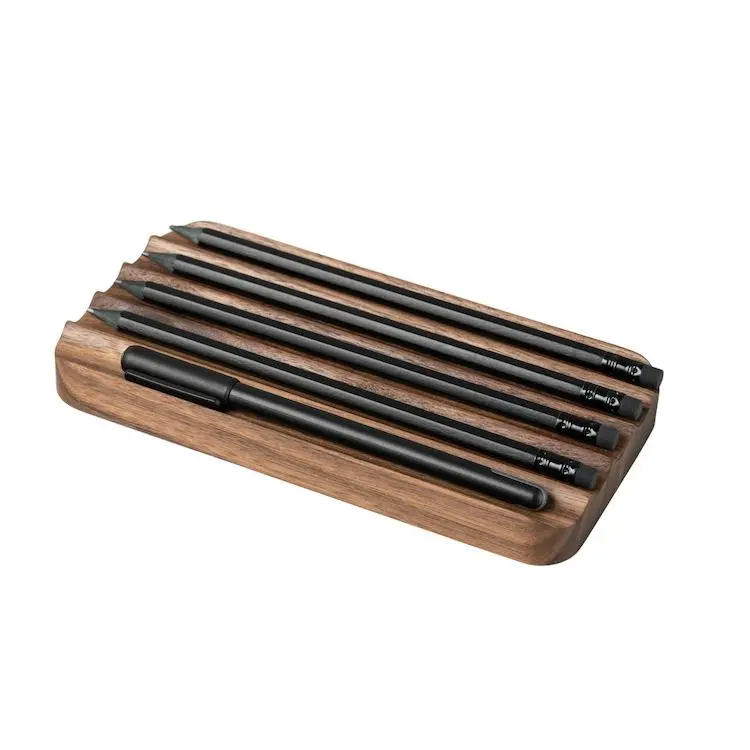 Handcrafted Wood Pen Tray - Home Works