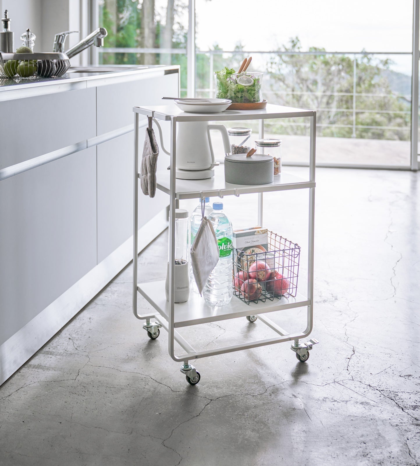 Rolling Utility Cart (32" H)  - Steel - Home Works