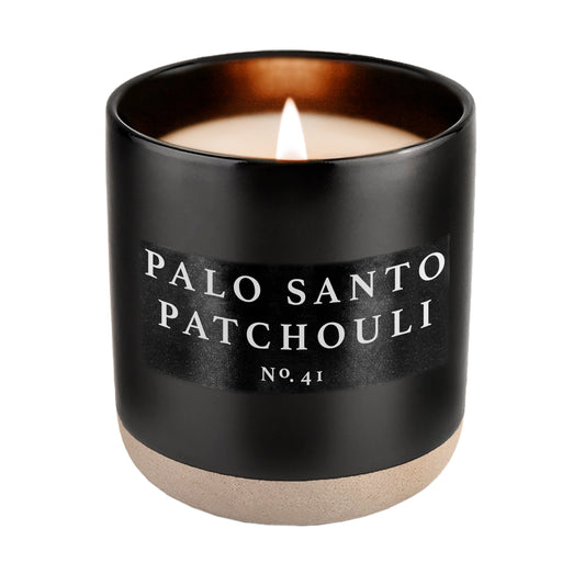 Palo Santo Patchouli 12oz Soy Candle - Home Works