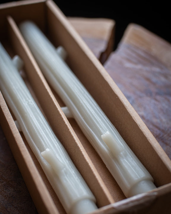 Grey Twig Taper Candles - Home Works