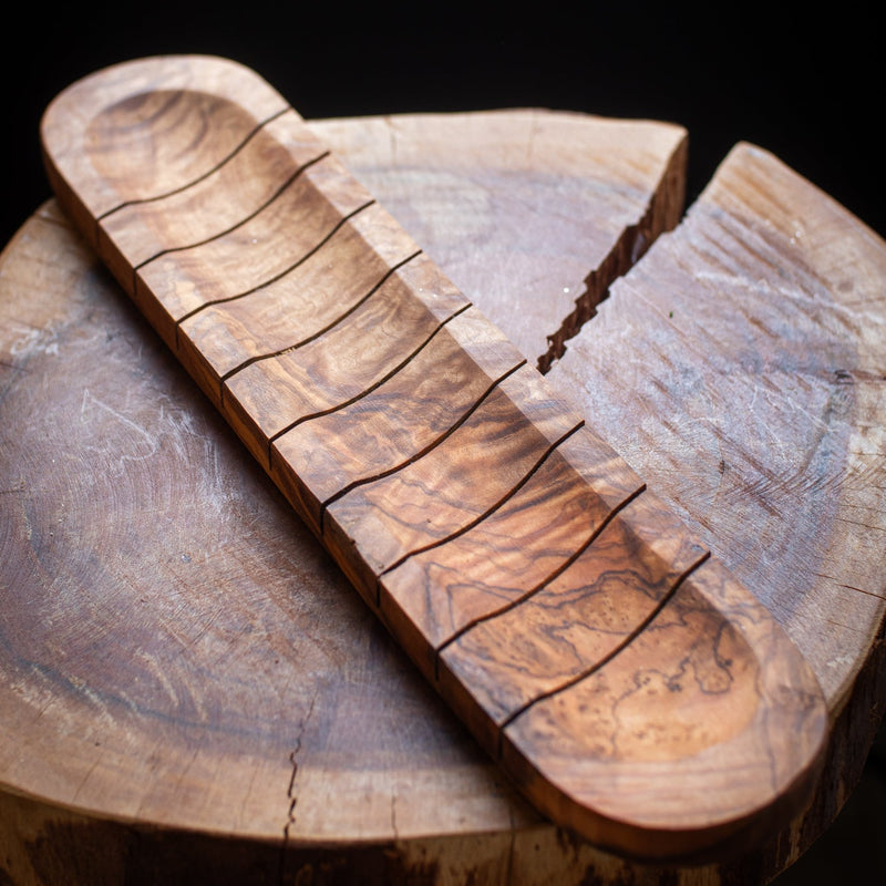 Olive Wood Bread Slicing Board - Home Works
