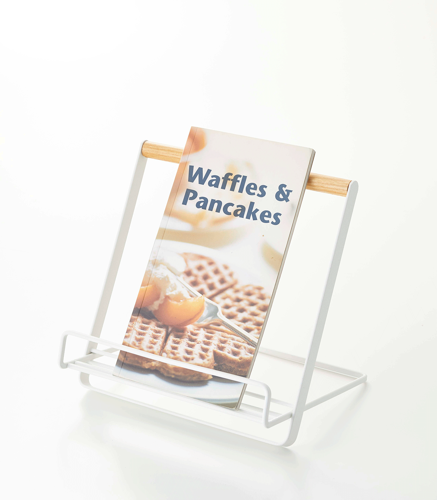 Tablet and Cookbook Stand - Steel + Wood - Home Works