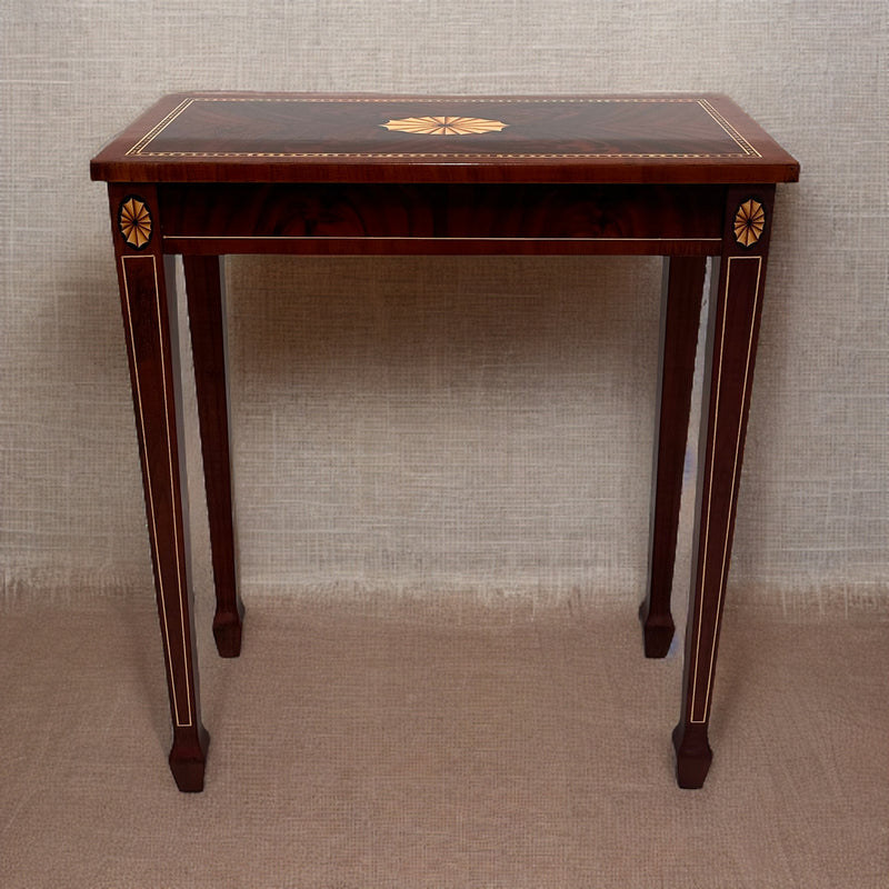 Georgian Style Mahogany Inlay Console Table - Home Works