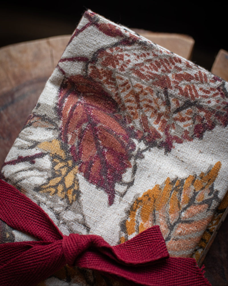 Set 4 Cotton Napkins - Leaves - Home Works