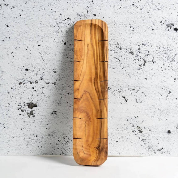 Olive Wood Bread Slicing Board - Home Works